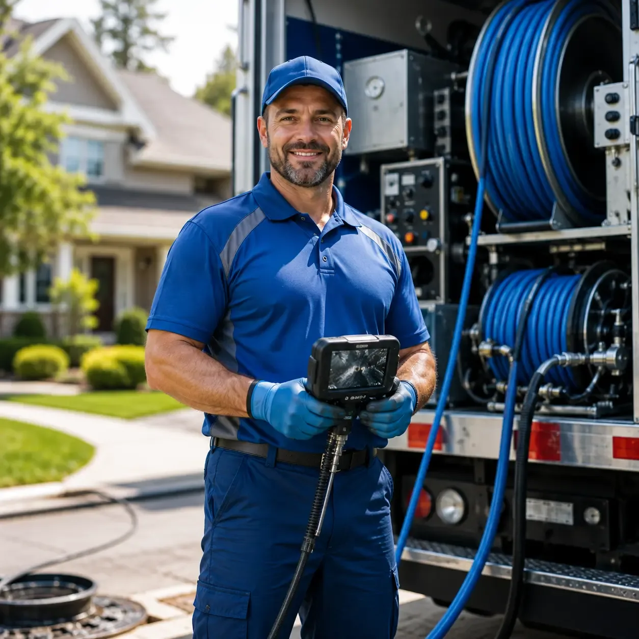 Local outdoor drain cleaning specialists in Maunie, IL